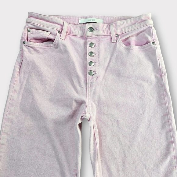 Joe's Jeans The Wyatt High Rise Crop Pink Size 29 - Picture 3 of 14